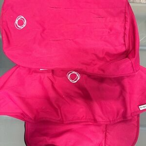 Hot Pink Stroller Seat Fabric